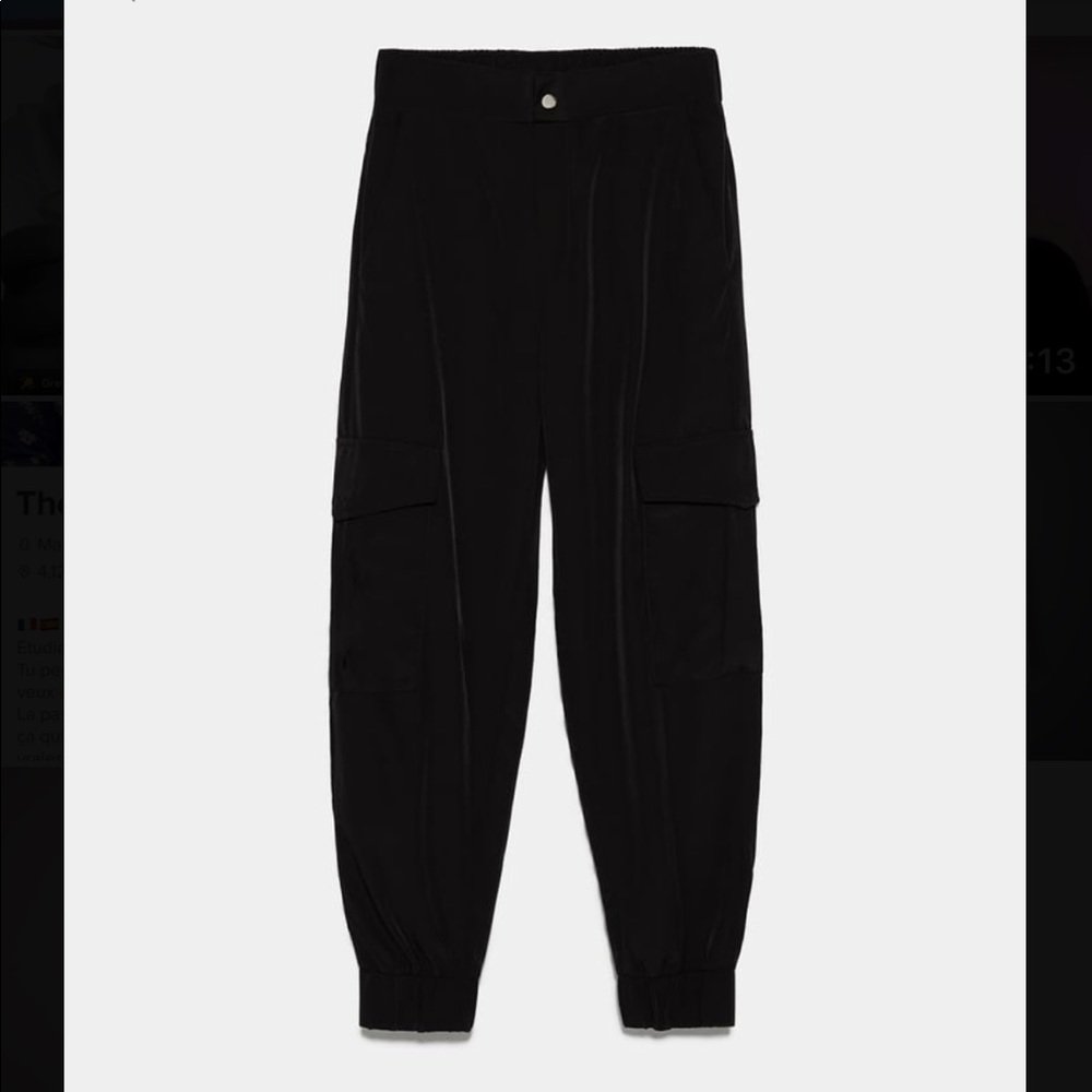 Zara pocket cargo pants